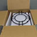 YHOSSEUN Espresso Cups Set of 6, 4 OZ Expresso Shots Cup Small Coffee Cup with Sacuers Metal Stand, Ceramic Espresso Cups for Cappuccino, Latte, Cafe Mocha and Tea, Blue