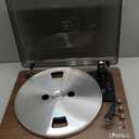 LP&No.1 High Fidelity All-in-One Record Player with Stereo Speakers, Turntables for Vinyl Records with USB Recording & Playback, Bluetooth Input and Output,Pitch Control, Auto Off (Wood Walnut Brown)