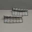 TOOVREN Bra Drawer Organizers, Underwear Drawer Organizers Divider, Lingerie Storage Bins, Wardrobe Organizers and Storage Box, Mesh Drawer Organizer Divider Closet Storage for Underwear Bra Sock (3PCS(Bra Grids,Gray))