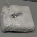 Juinte 8 Pcs 6 Inch Large Fur Pom Pom Balls for Hats Fluffy Faux Fur Pompom Balls with Snap Button for Hat Shoes Scarves Bag Charms DIY Crafts (White)