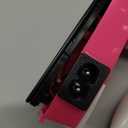 GoLashFun Mini Craft Iron Mini Heat Press Small Iron Portable Handy Travel Heat Ironon for Transfers,Clothes,Crafts,Patches,DIY (MiniRose Red)