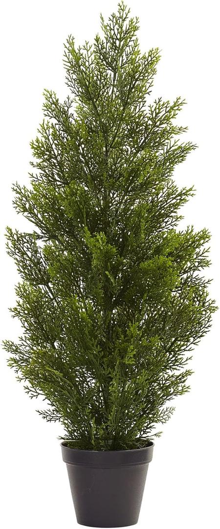 Nearly Natural 3ft. Mini Cedar Pine Artificial Tree (Indoor/Outdoor)