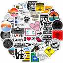 2 x BulbaCraft 100Pcs Aviation Stickers and Decals, Pilot Stickers for Laptop, Airplane Decals, Aviation Gifts, Airplane Party Decorations, Gifts for Women & Men