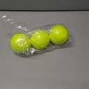 ALPI Chomp Ball - Durable Chew Toys for Dogs & Other Pets - Stimulating Dog Toys for Aggressive Chewers - Soft Dog Chews - 3-Pack, Neon Yellow