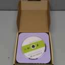 CD Player Portable Bluetooth 5.1 Desktop CD Player with HiFi Sound Speakers,Remote Control,Dust Cover,LED Display,Boombox FM Radio,USB/AUX for Home,Kids (Purple)