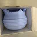 Dog Enrichment Treat Toy, Long-Lasting Wobbly Interactive Freeze Lick Toys for Dogs, Stuffable Puzzle Feeder Toy for Boredom, Silicone Treat Dispensing Chew Toy (Baby Blue,M)