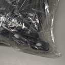 Hanger Central 30 Pack Pants Hangers  12 Inch Slim Plastic Clothes Hangers with Clips for Skirts, Shorts & Trousers  Non Slip Grip, Heavy Duty Space Saver with Swivel Hook  Black Closet Organizer