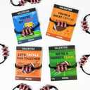 Football Valentines Day Classroom Exchange Gifts for Kids,30 Pack Sports Bracelets with Cards for Boy Girl,Valentine Non Candy Treats Party Favors Goodie Bag Stuffers,School Prizes for Toddler Student
