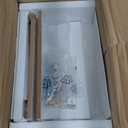 Versatile 4 Tier Wall Shelf Unit,White Lack Wall Shelf,Display Floating Shelf with LED Remote Control Light