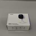 2K Cameras for Home Security-Outdoor/Indoor Camera for Dog/Cat/Pet/Nanny/Baby, Color Night Vision, White Light, Siren, 24/7 SD Recordings, Works with Alexa/Google Home, C1 (White, Pack of 1, 2.4G)