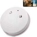 WiFi Hidden Spy Camera HD 1080P Smoke Detector Camera Security Nanny Cam Wireless Mini Video Recorder with Motion Detector/Night Vision, Support iOS, Android