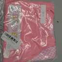 Toddler Baby Girl Easter Outfit Embroidery Flutter Sleeve T Shirt Plaid Ruffle Shorts 2 Piece Spring Set 12M-5T (Pink)