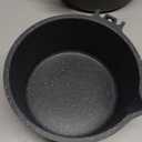 CAROTE 1.5Qt & 3.0Qt Sauce Pan Sets with Lid Cooking Pots Nonstick Saucepans Cookware Set with Pour Spout Small Kitchen Pot, Induction Comptable, Easy to Clean, PFOA FREE (Classic Granite)