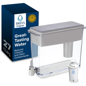 Brita UltraMax Large Water Dispenser With Standard Filter, BPA-Free, Reduces Copper, Cadmium and Mercury Impurities, Lasts 2 Months or 40 Gallons, Includes 1 Filter, Kitchen Accessories, Large 27-Cup