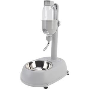 Pet Water Dispenser, Pet Standing Water Dispenser Bowl, 2 in 1 500ml Multifunctional Detachable Height with Stand for Dogs Cats