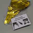 Maylai 50 PCS 40" Large Gold Star Balloons Big Metallic Explosion Star Foil Balloons 12 Point Cone Mylar Spike for Birthday Christmas Party Decoration Happy New Year Balloons 2024