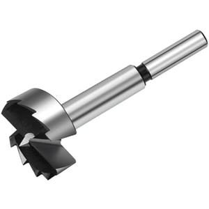 NIBBLAX 1-1/4 Inch Forstner Drill Bit for Woodworking, 1-1/4" Forstner Bit Wood Drill Bits for Holes, Hinge Cutter for Hard Wood, Plastic, Plywood Round Shank