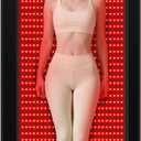 Dual Full Body Red Light Therapy Mat, Red Light Therapy Blanket, 2in1 LEDs(660nm& 850nm), Premium Leather, Adjustable Timer & Intensity