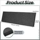 Ramede Customizable Polyethylene Foam Sheet 54 x 16 x 2 Inch Black Foam Insert Pad Cushion for Gun Packing Case, Crafts, Transport, Toolbox Storage, Organization, DIY Projects(1 Piece)