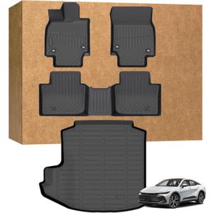 Floor Mats for Toyota Crown 2023-2026 (Not for Crown Signia),
Heavy Duty TPE Waterproof Non-Slip All Weather Protection Custom, Floor Mats & Cargo Liner