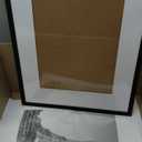 Upsimples 16x20 Picture Frame, Display Pictures 11x14 with Mat or 16 x 20 Without, Wall Hanging Poster Frame, Black, 1 Pack