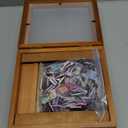 Anxiety Roomshelf Mini Bookshelf Ornament with 300pcs Mini BooksSmall Bookshelf for Book Lovers, Miniature Library Back to School Gifts,Stress-Relieving for Family and Friends