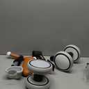 Umatoll Colorful Lighting Baby Balance Bike Toys for 1 Year Old Boys Gifts, Adjustable Seat Baby Walker, One Year Old Boy Birthday Gifts, 12-24 Months Toddler First Ride on Toys (Black)