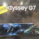 Samsung 40 Odyssey G7 (G75F) WUHD Resolution, 180Hz, Curved Gaming Monitor, 1ms Response Time (GtG), VESA DisplayHDR 600, AMD FreeSync Premium Pro, LS40FG75DENXZA, 2025