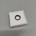 Herz P1 Smart Ring for Women & Men  (Size 10) 24/7 Health Metrics Fitness Ring, Tracks 20+ Biometrics, 6 Day Battery Life, Waterproof Stainless Steel, Free APP for iOS Android, No Subscription