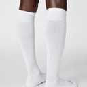 Nike Unisex Adult Baseball Softball Over-The-Calf Socks (2 Pairs) | Mens and Womens (White, L)