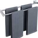 Alise Double Bath Towel Bars Towel Racks for Bathroom,Wall Mount Towel Holder Heavy Duty 24-Inch Towel Hanger Rail,GK9009-C SUS304 Stainless Steel Polished Chrome