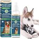 No Chew Spray For Dogs, Bitter Apple Spray For Dogs Stop Chewing Furniture, Shoes, Prevent Licking Bandages, No Alcohol & Trace, Safe Dog Training & Behavior Aids Spray, 6.76 FL Oz, Indoor & Outdoor EXP: 10/12/2027