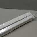 LazBlinds No Drill Zebra Blinds for Windows 43" W x 48" H, White