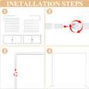 8x8FT Backdrop Stand Heavy Duty Pipe and Drape Kit White