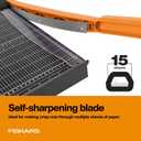 Fiskars Recycled Bypass Guillotine Paper Cutter, 12" Cut Length, Self-Sharpening, Paper Trimmer for Crafting and Scrapbooking, Arts and Crafts Supplies, Photo Cutter with 30% Recycled Materials