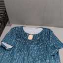 IN'VOLAND Womens Plus Size Tops Short Sleeve Tunic Crew Neck Shirts Summer Casual Loose Blouse, Size 5X