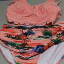 PATPAT Family Matching Swimsuit - Perfect for Family Beach Trips and Making Memories - Hawaiian Pink - Women’s Bikini Set - Size L