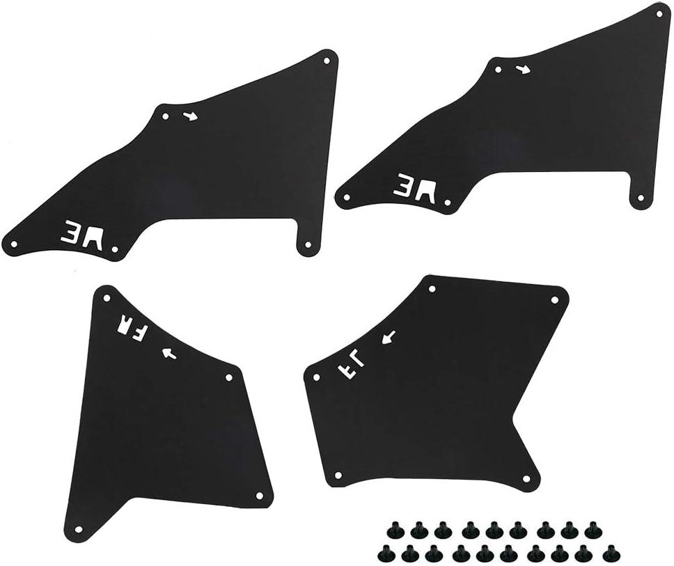 Splash Guard Fender Liner Shields with Clips Compatible with 2003-2020 Toyota 4 Runner 2007-2014 FJ Cruiser 2010-2018 Lexus GX460 2003-2009 Lexus GX470- Replaces 53735-35150, 53886-35020