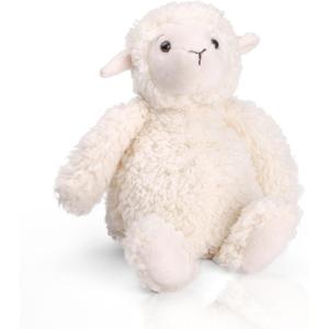 LotFancy Lamb Stuffed Animal, 12" Stuffed Lamb Plush for Baby, Cuddly Fluffy Sheep Toy, Plushies for Newborn Nursery, Easter Decoration