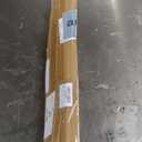 2 Pcs Replacement Door Bottom with Vinyl Fins 36" Long 1 3/4" Wide Threshold Seal Bottom of Door Weatherstrip Kerf Weather Stripping for 7/8" Between Barbs (Black)