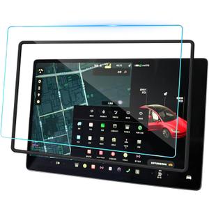 GOZOPO Tempered Glass Screen Protector for Tesla Model 3 / Model Y Juniper 15.4" Dashboard Touchscreen, Matte, 9H Hardness,1 Pack (Model Y 2020-2025 / Model 3 2017-2023)