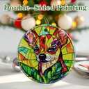 2 x Chihuahua Ornament, Dog Christmas Ornament  Christmas Tree Decor, Holiday Decoration, Stocking Stuffer, Festive Gift Idea, Gifts for Dog Lover, Friends, and Family