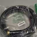 EASTRANS Short Garden Hose 15 ft x 5/8", Heavy Duty Black Orange Water Hose with 3/4" Solid Brass Connector, Flexible, Lightweight, Durable