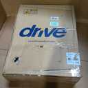Drive Medical Lightweight Folding Transport Wheelchair - Reliable Mobility Support - Durable Steel Frame - Swing-Away Footrests - Compact Travel Design - Silver