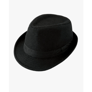 FALETO Unisex Classic 20s Trilby Fedora Hat with Band Casual Jazz Cap Manhattan