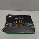 Green Taper Candles, Set of 24 Unscented and Smokeless 10 Inch Taper Candles Long Burning, Paraffin Wax with Cotton Wicks for Burning Approxinately 7-8 Hours Time