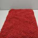 OLANLY Bathroom Rugs 30x20, Extra Soft Absorbent Chenille Bath Rugs, Rubber Backing Quick Dry, Machine Washable Bath Mats for Bathroom Floor, Tub and Shower, Home Decor Accessories, Burgundy