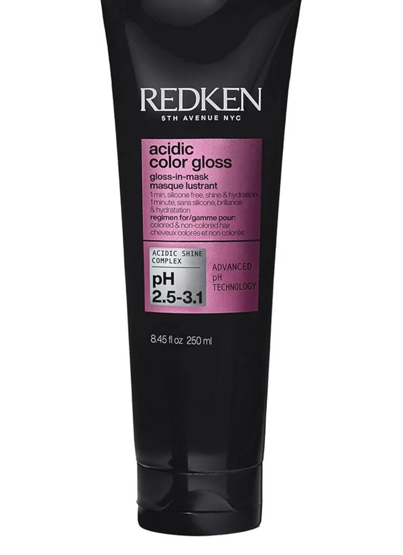 Redken Acidic Color Gloss Gloss-in-Mask - 1-Minute High Shine Hair Treatment & Deep Hydration, Silicone-Free Mask for Dull or Color-Treated Hair
