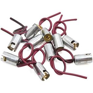 uxcell 10pcs BA9S LED Bulb Car Vehicle Door Dome Panel Light Socket Holder Connector