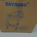 Potty Training Seat with Step Stool Ladder, SKYROKU Potty Training Toilet for Kids Boys Girls Toddlers - Comfortable Safe Potty Seat with Anti-Slip Pads Ladder Grey